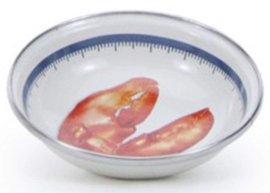 Lobster Enamelware Tasting Plate/Dish by Golden Rabbit Enamelware-1