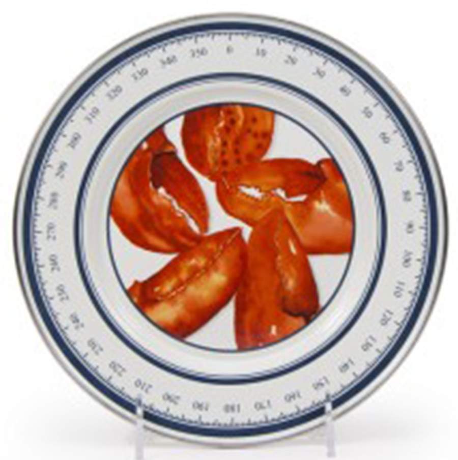Lobster Enamelware Individual Sandwich Plate by Golden Rabbit Enamelware-1