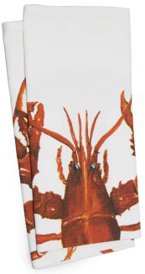 Lobster Enamelware (Set of 2) Cloth Kitchen Towels by Golden Rabbit Enamelware-1
