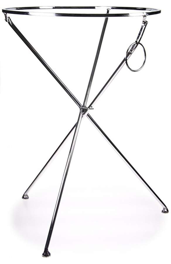 Farm To Table Enamelware Collapsible Table Stand for 20" Round Tray by Golden Rabbit Enamelware-1