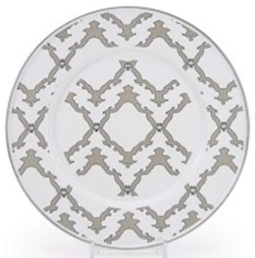 Charleston Taupe Enamelware Individual Sandwich Plate by Golden Rabbit Enamelware-1