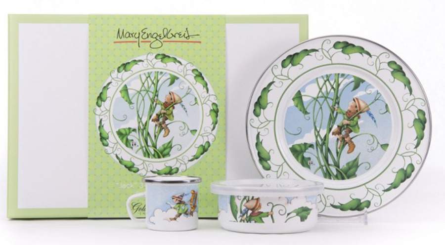 Jack Enamelware (4 Piece Boxed) Child's Set by Golden Rabbit Enamelware-1