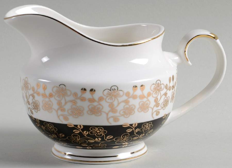 Black Gold Creamer by Grace's Teaware-1