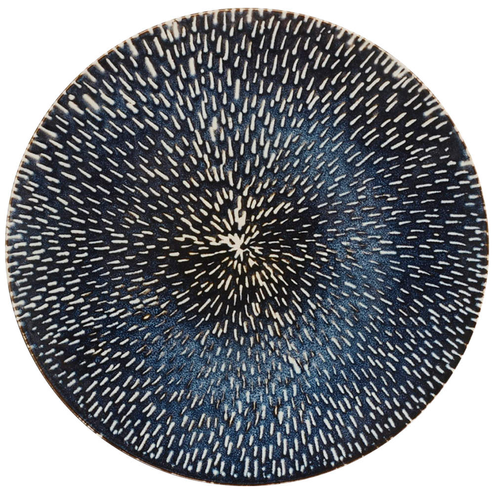 Matisse Cobalt Blue Salad Plate by Gibson Designs-1