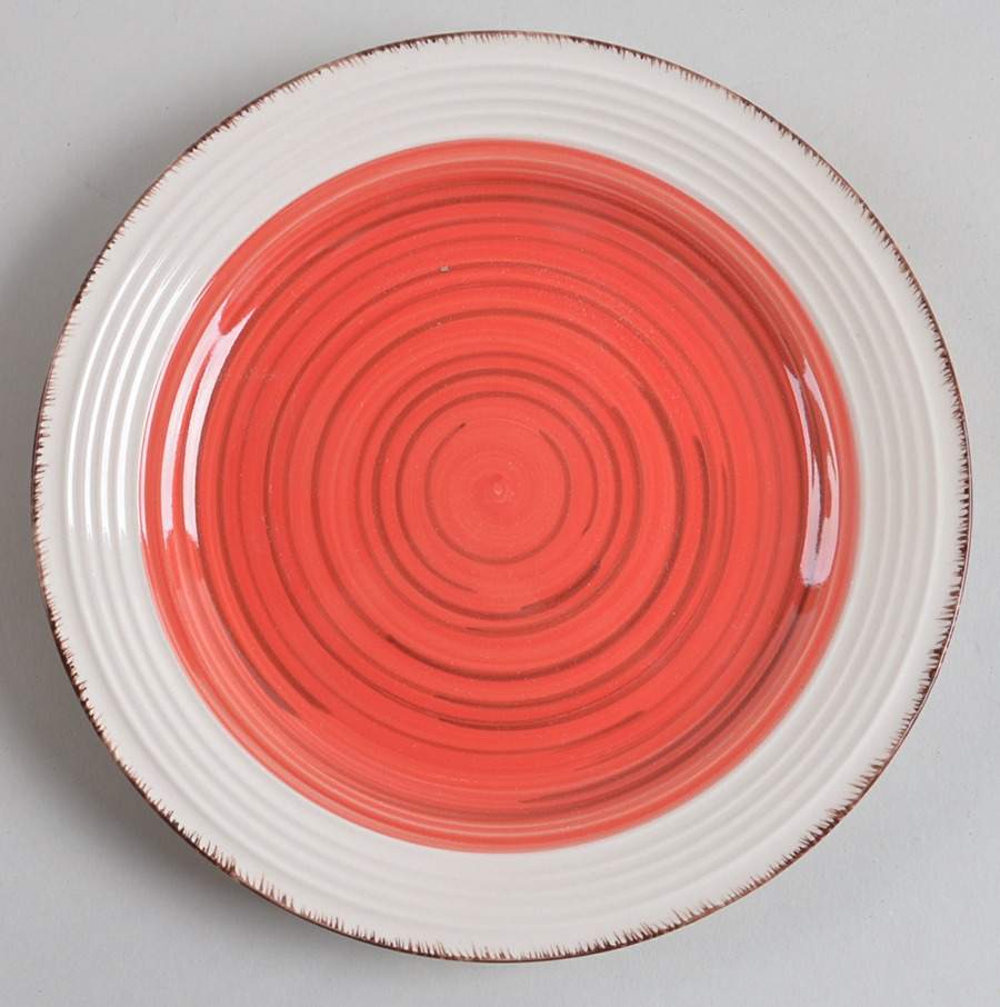 Confetti Band Salad/Dessert Plate by Gibson Designs-1