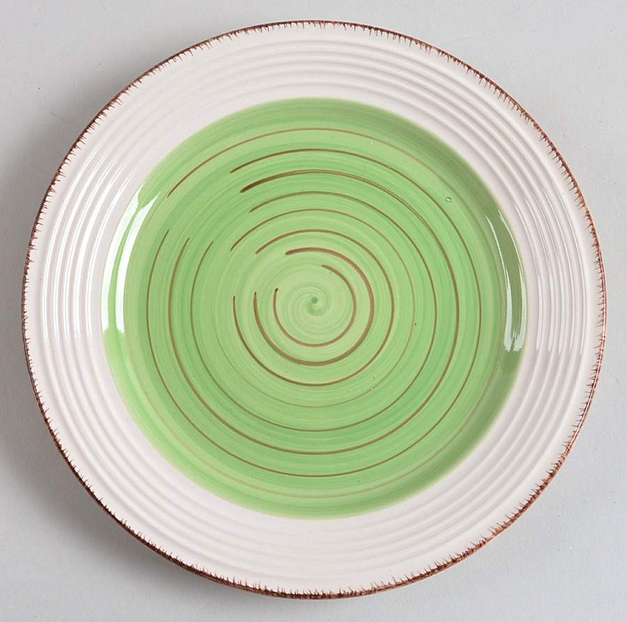 Confetti Band Salad/Dessert Plate by Gibson Designs-1