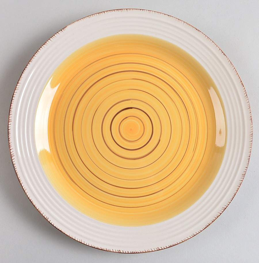 Confetti Band Dinner Plate by Gibson Designs-1