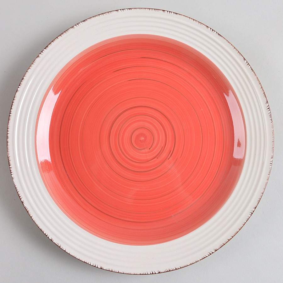 Confetti Band Dinner Plate by Gibson Designs-1