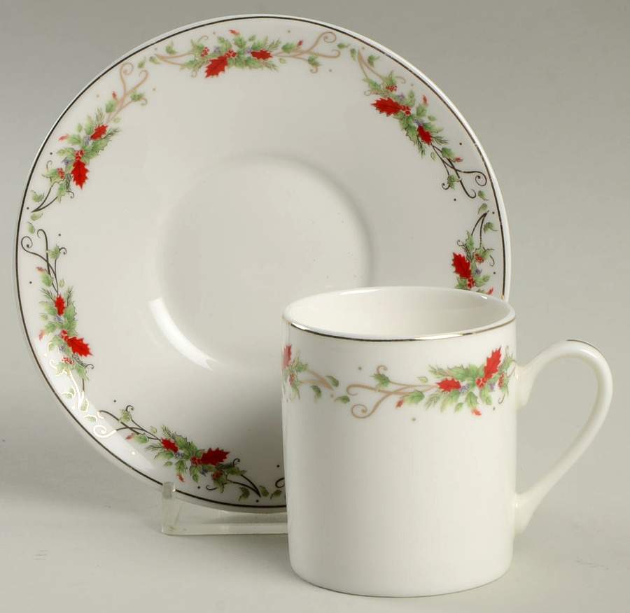 GTW33 Espresso Cup and Saucer Set by Grace's Teaware-1