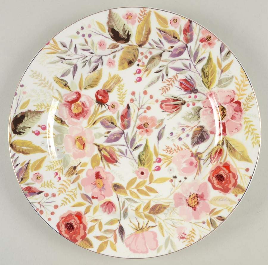 Floral Feast Dinner Plate by Grace's Teaware-1