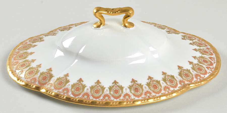GUE828 Lid for Oval Vegetable by WM Guerin-1