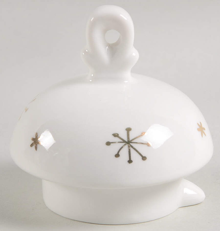 Green Gold Trees Lid for Teapot by Grace's Teaware-1