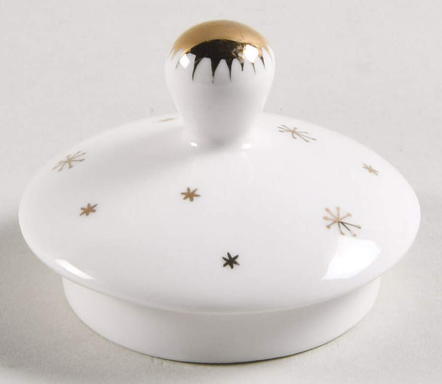 Green Gold Trees Lid For Tea For 1 Teapot by Grace's Teaware-1