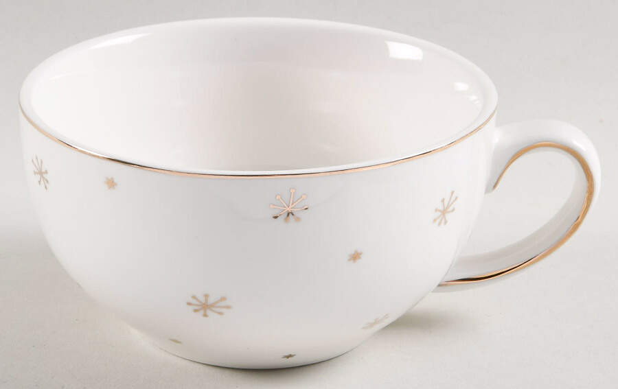 Green Gold Trees Cup for Tea for 1 by Grace's Teaware-1