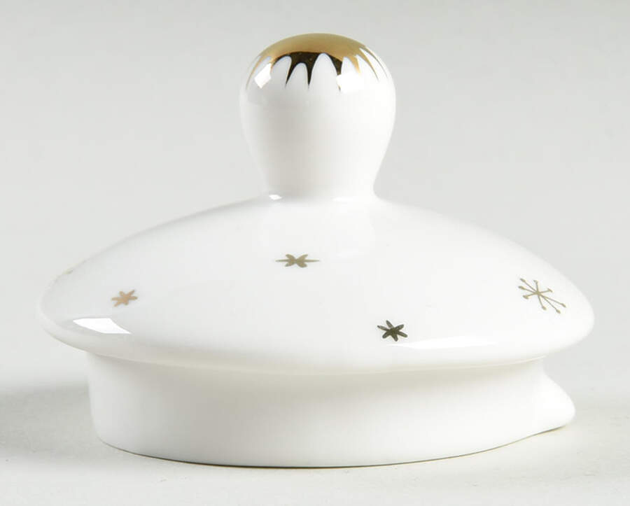 Green Gold Trees Lid For Tea For 1 Teapot by Grace's Teaware-1