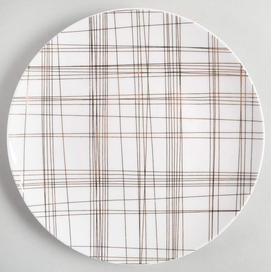 GTW29 Gold Salad/Dessert Plate by Grace's Teaware-1