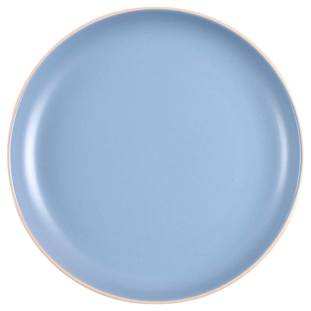 Rockaway Blue Dinner Plate by Gibson Designs-1