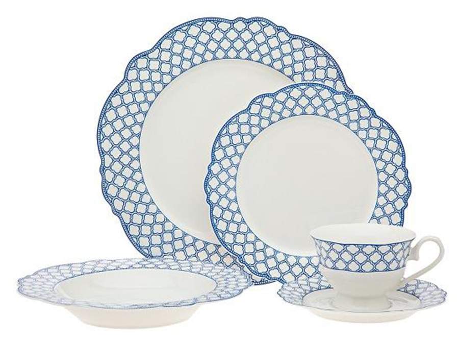 Bristol Blue Dinner Plate by Godinger-1