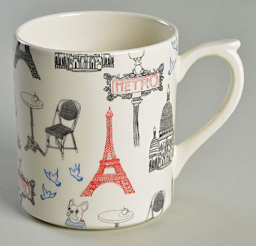 Ca C'est Paris Mug by Faiencerie De Gien-1