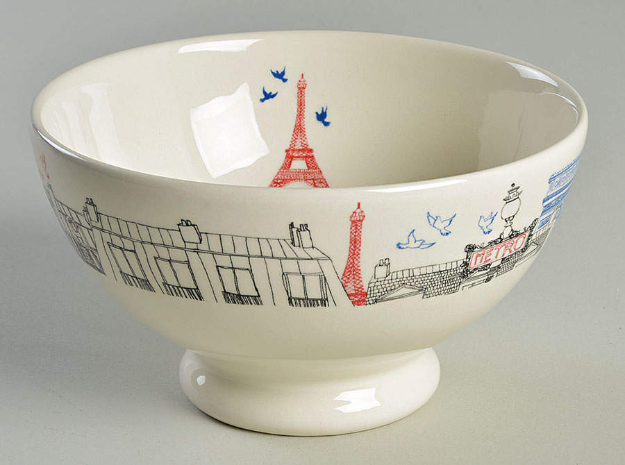 Ca C'est Paris 5" All Purpose Bowl by Faiencerie De Gien-1