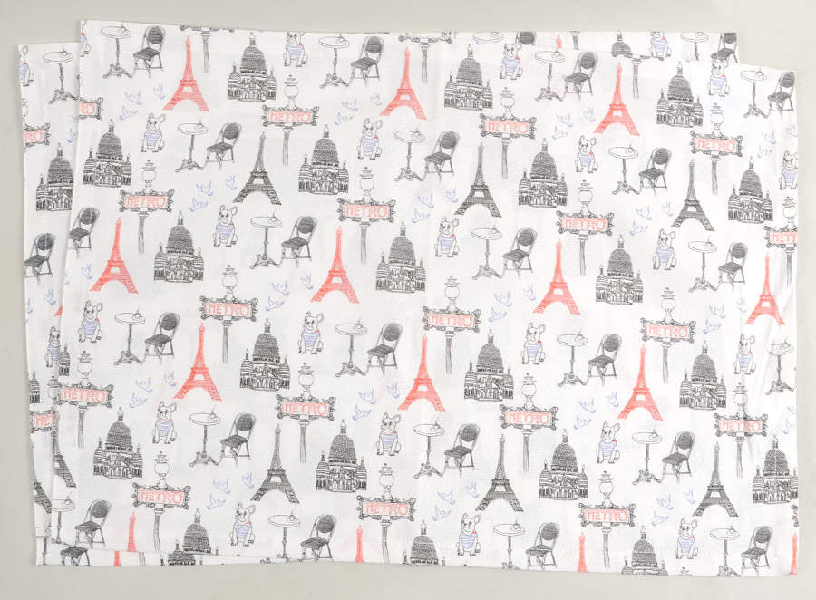 Ca C'est Paris (Set of 2) Placemat Set by Faiencerie De Gien-1