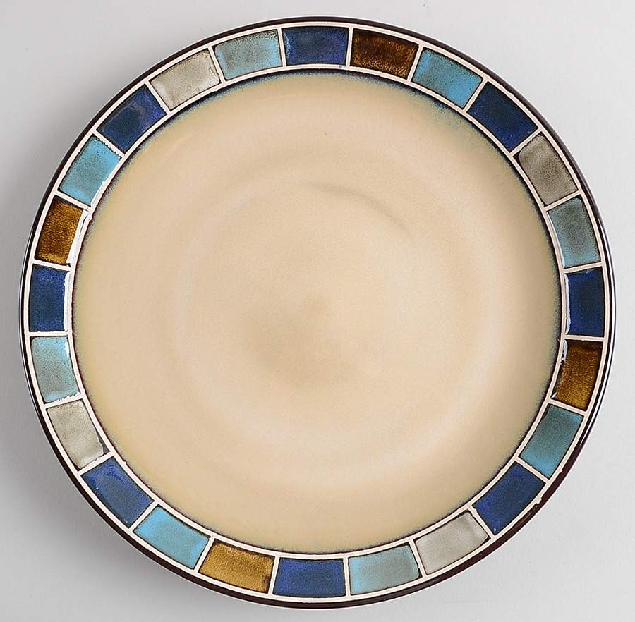 Casa Azul Dinner Plate by Gibson Designs-1