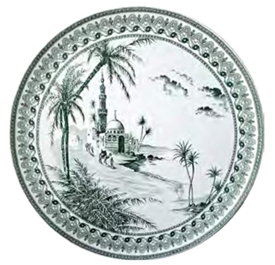 Les Depareillees Wall Plate by Faiencerie De Gien-1