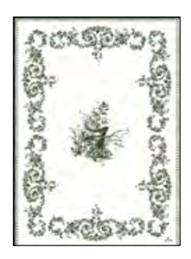 Les Depareillees Tea Towel by Faiencerie De Gien-1