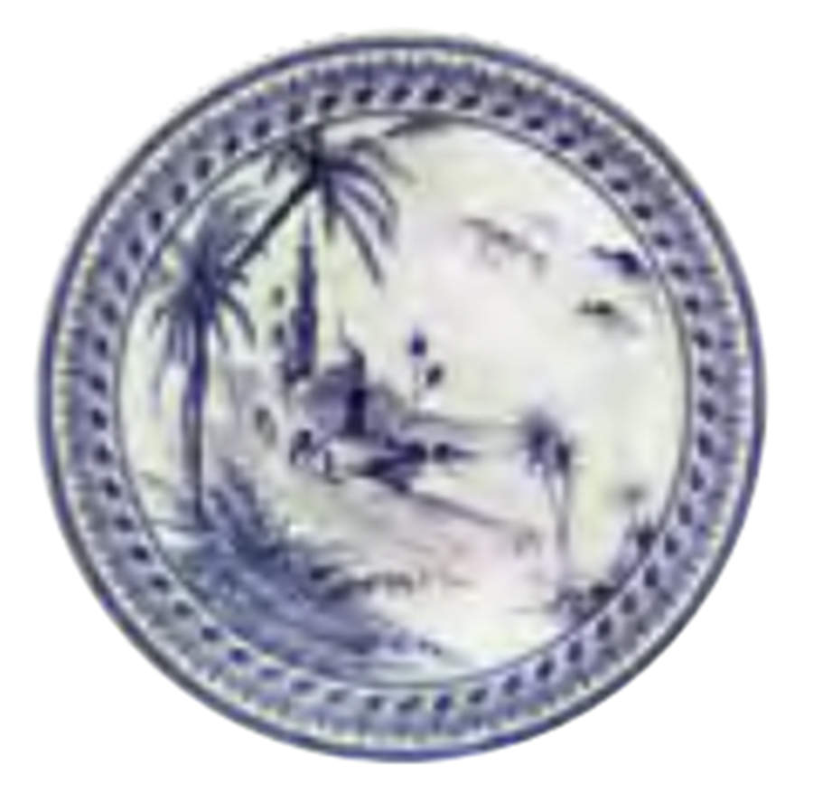 Les Depareillees Salad/Dessert Plate by Faiencerie De Gien-1
