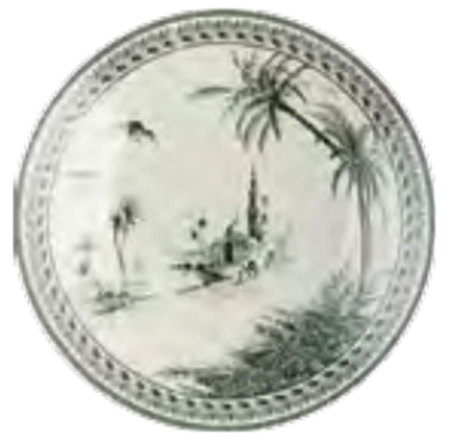 Les Depareillees 10" Individual Pasta Bowl by Faiencerie De Gien-1