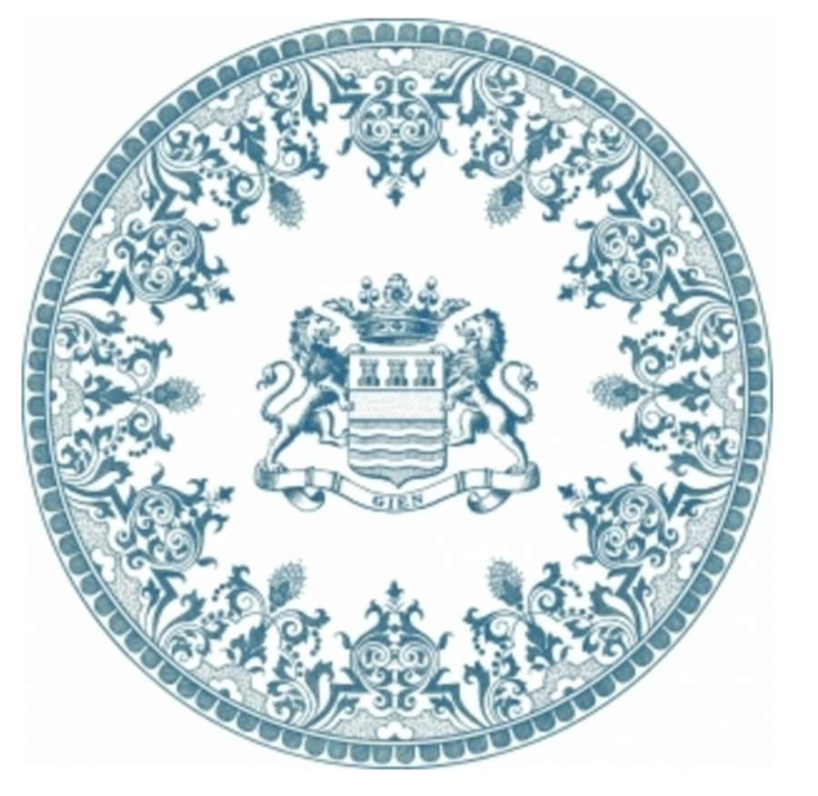 Les Depareillees Dinner Plate by Faiencerie De Gien-1