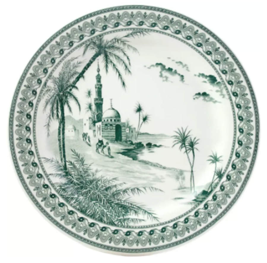 Les Depareillees Cake Plate by Faiencerie De Gien-1