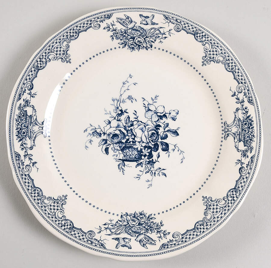 Les Depareillees Salad/Dessert Plate by Faiencerie De Gien-1