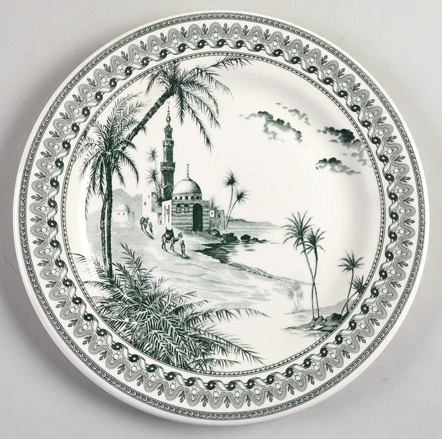 Les Depareillees Salad/Dessert Plate by Faiencerie De Gien-1