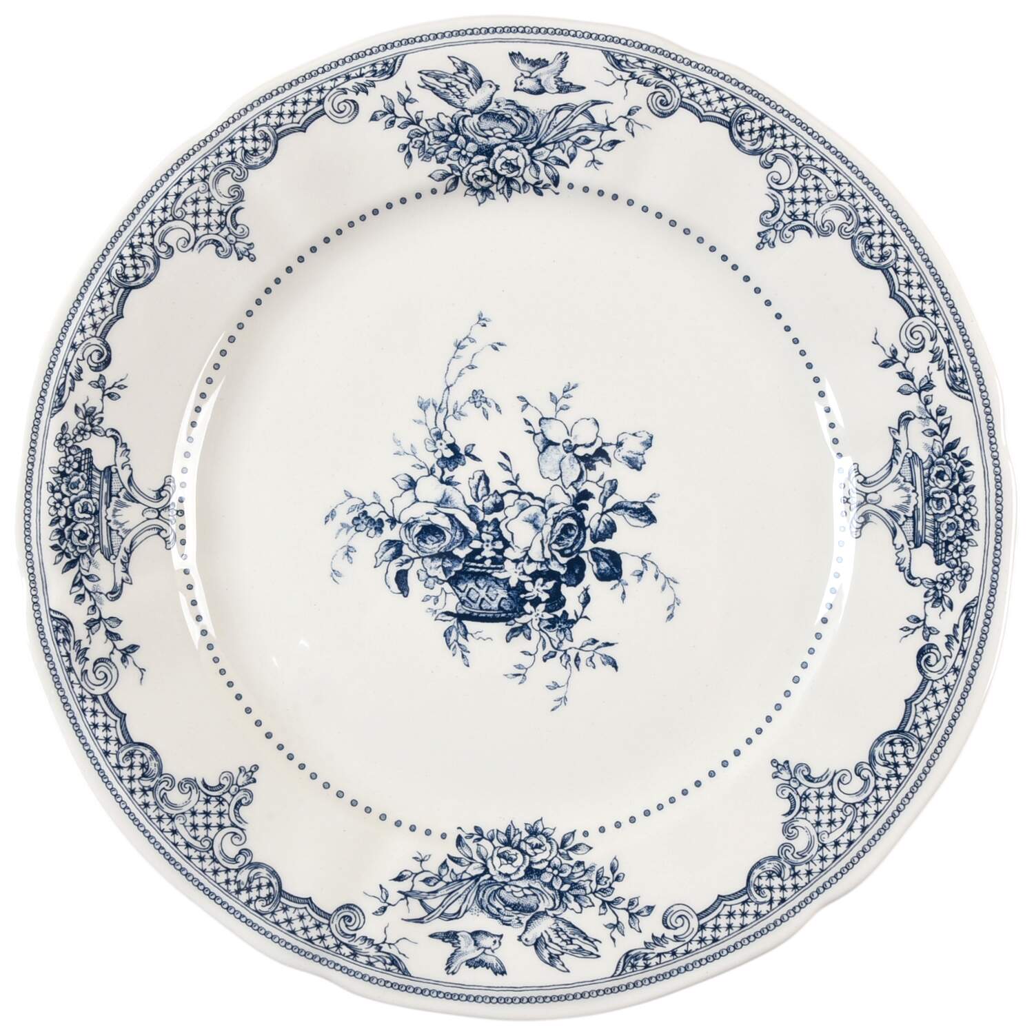 Les Depareillees Dinner Plate by Faiencerie De Gien-1