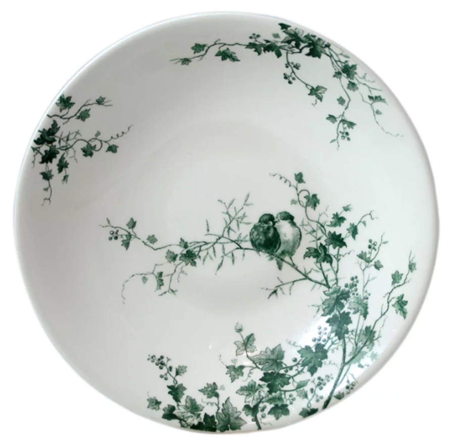 Les Oiseaux Coupe Soup Bowl by Faiencerie De Gien-1