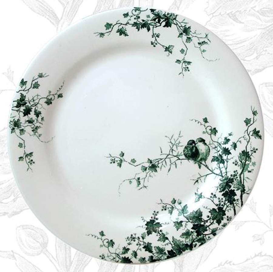 Les Oiseaux Dinner Plate by Faiencerie De Gien-1