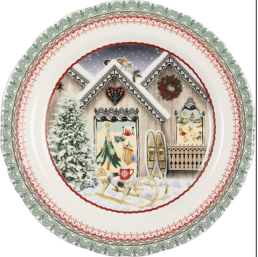 Collection de Noel 2021collector Plate by Faiencerie De Gien-1