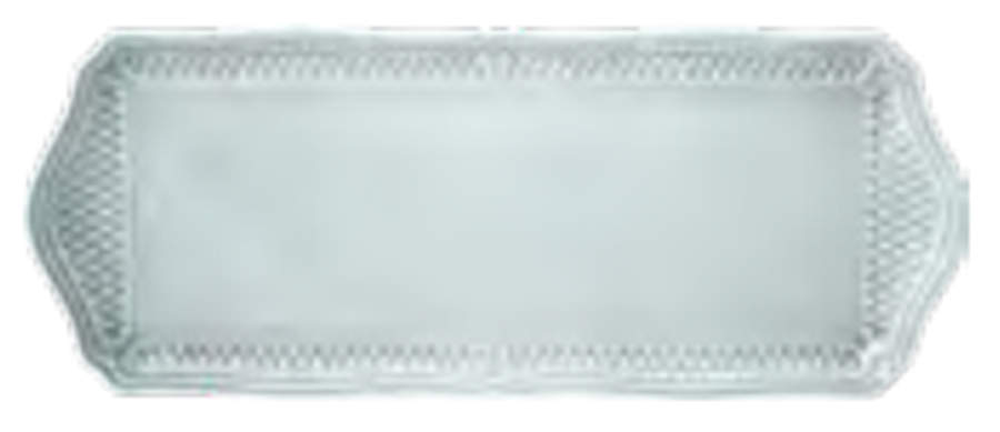Pont Aux Choux Celadon (Earth Grey) Oblong Tray 14" by Faiencerie De Gien-1