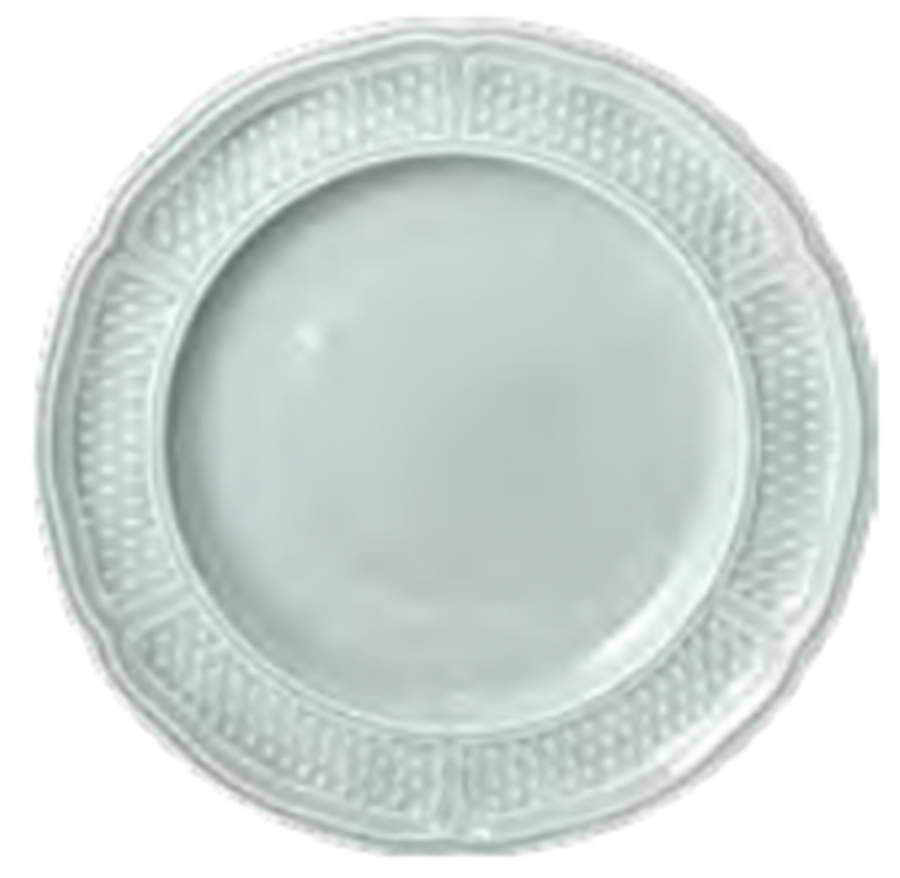 Pont Aux Choux Celadon (Earth Grey) Service Plate (Charger) by Faiencerie De Gien-1