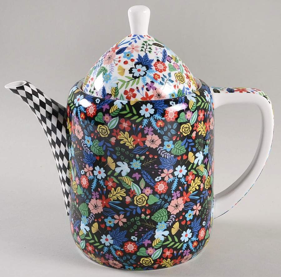 Mad Hatter Teapot & Lid by Gracie Bone China-1