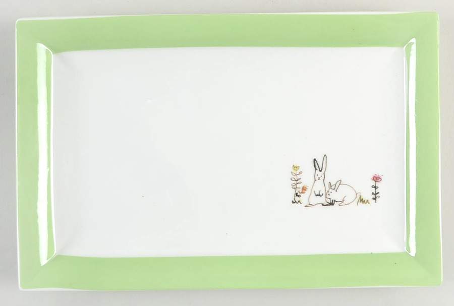 Bird Friends 10" Rectangular Tray by Grace's Teaware-1