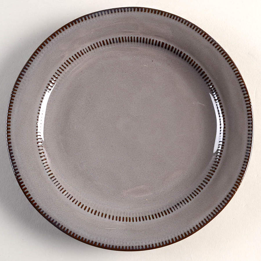Terranea Grey Salad/Dessert Plate by Gibson Designs-1