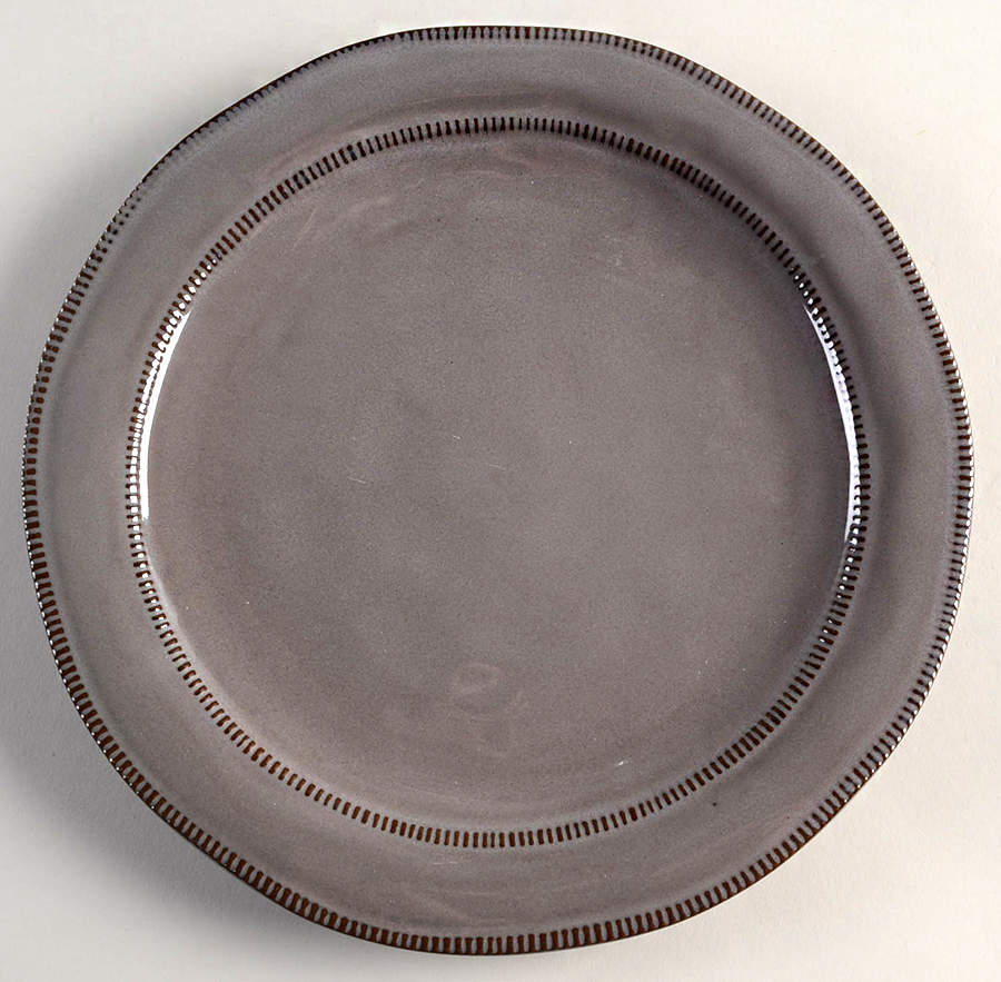 Terranea Grey Dinner Plate by Gibson Designs-1