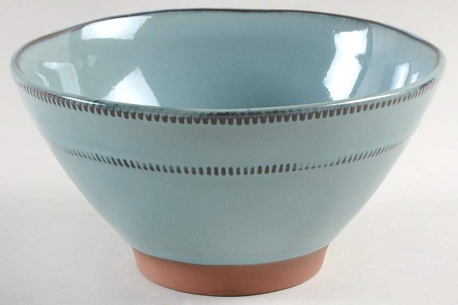 Terranea Teal Soup/Cereal Bowl by Gibson Designs-1