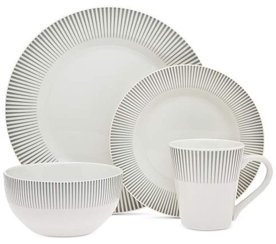 Ravi Gray Dinner Plate by Godinger-1