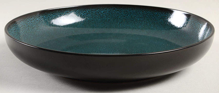 Soho Lounge Teal Individual Dinner Bowl by Gibson Designs-1