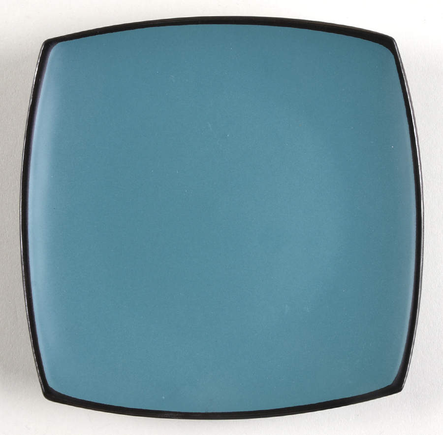 Soho Lounge Matte Teal Salad Plate by Gibson Designs-1