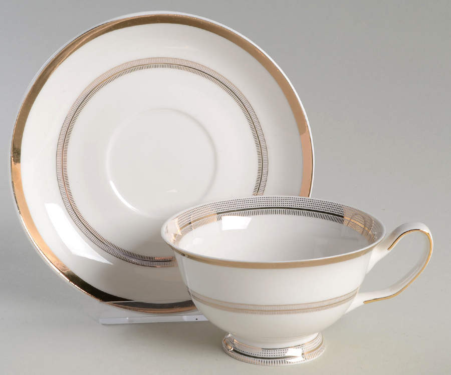 Pure Grace Footed Cup & Saucer Set by Grace's Teaware-1