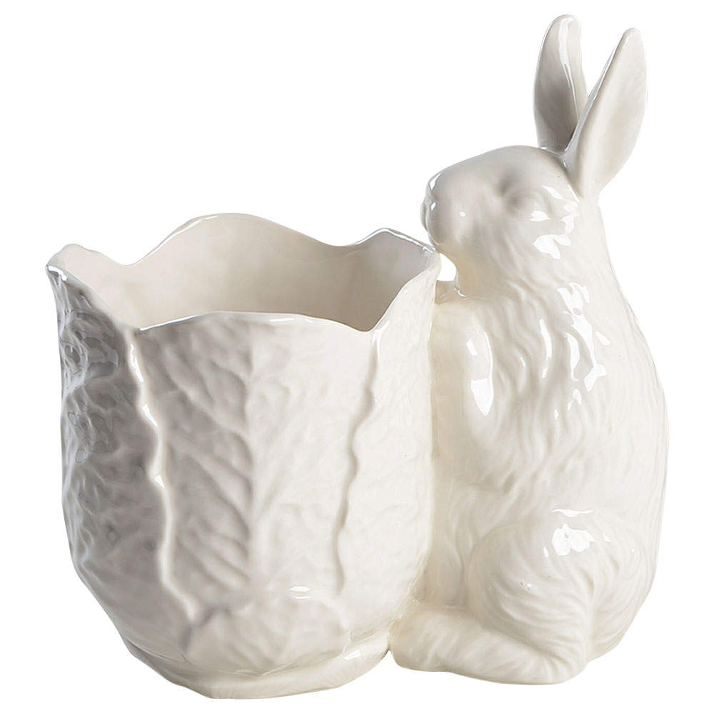 Bunny (Figural) 9" Cachepot by Grace's Teaware-1